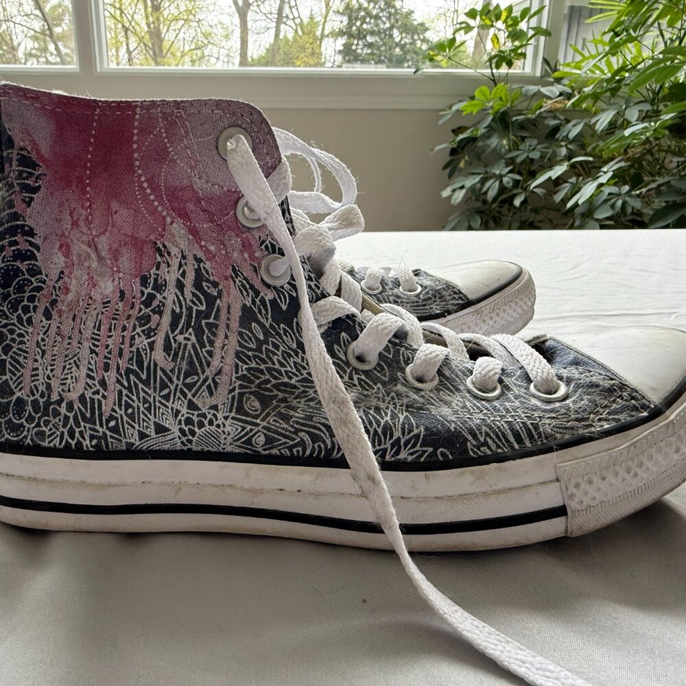 Custom Converse Chuck Taylors Size Womens 9.5 / M… - image 3